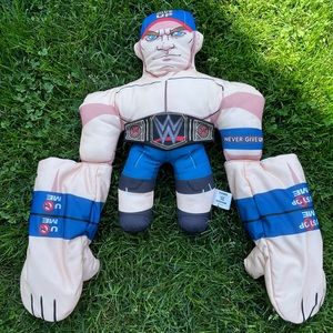 John Cena WWE Blitz Brawler Never Give Up 22” Plush Punching Toy by TOMY
